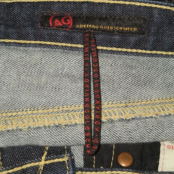 Andriano Goldschmied The Stilt Jeans Size 28 Cigarette Leg Dark Wash Stretch - Picture 7 of 11